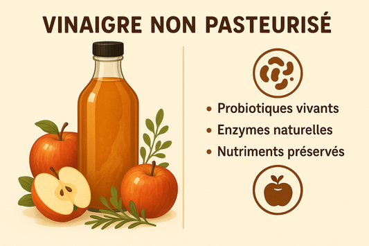Pourquoi choisir un vinaigre non pasteurisé ?