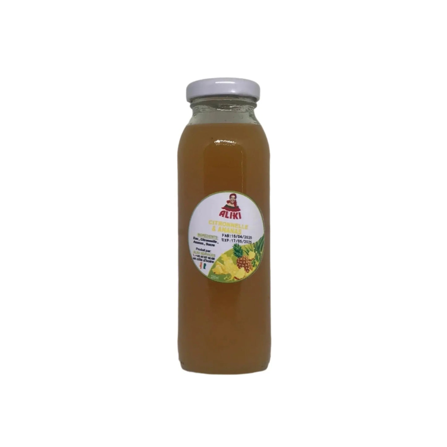 Jus d'Ananas à la Citronnelle - Aliki Service